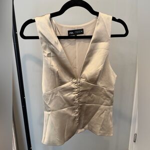 Zara Satin Top